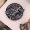Magicun N.Giftware~House Stark Magnet 6cm Game of Thrones, Silver