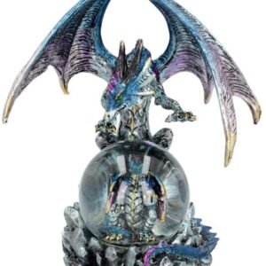 Nemesis Now Azul Oracle 19cm Snowglobe Blue, Resin