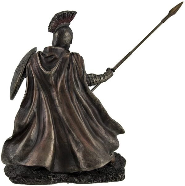 Magic  Collection~Hector Trojan War Fighter Bronze Finish Statue w/Shield and Spear