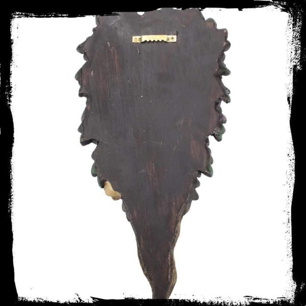 Light Collection~All Seeing Oak Wall Plaque 18cm Green