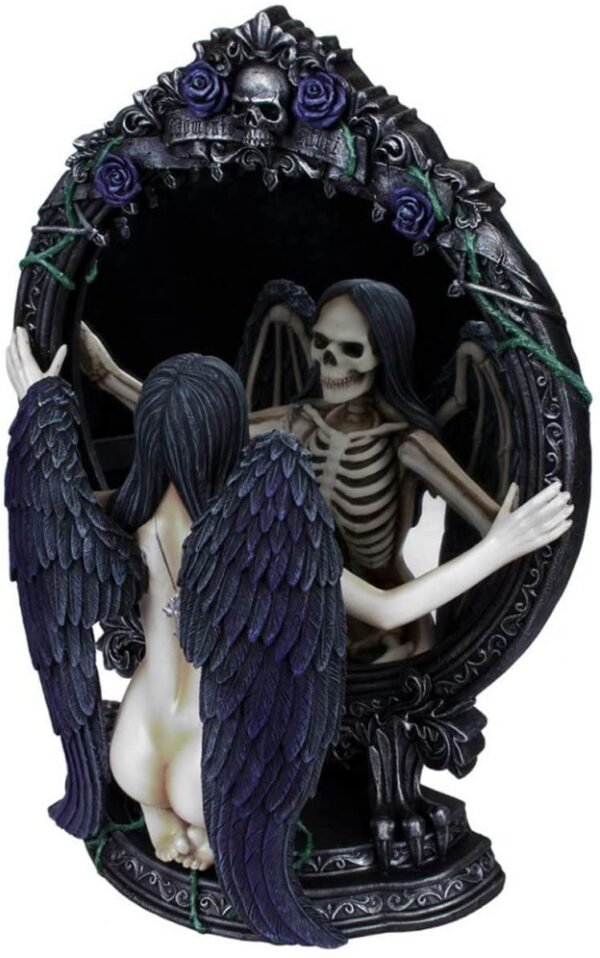 Dark Collection~Fates Reflection 33cm Figurine, Resin, Black, One Size