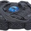 Fantasy Collection~ Ice Dragon Cross Box 16.5cm, Black