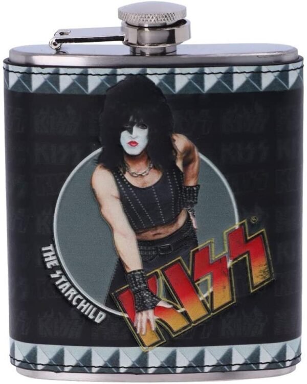 Magicun N.Giftware~Officially Licensed KISS The Starchild Hip Flask