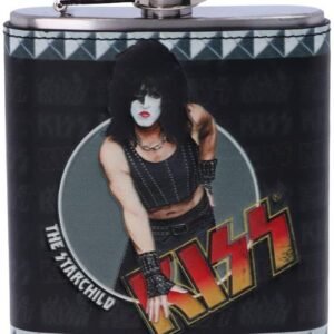 Band Merchandise~ Officially Licensed KISS The Starchild Hip Flask