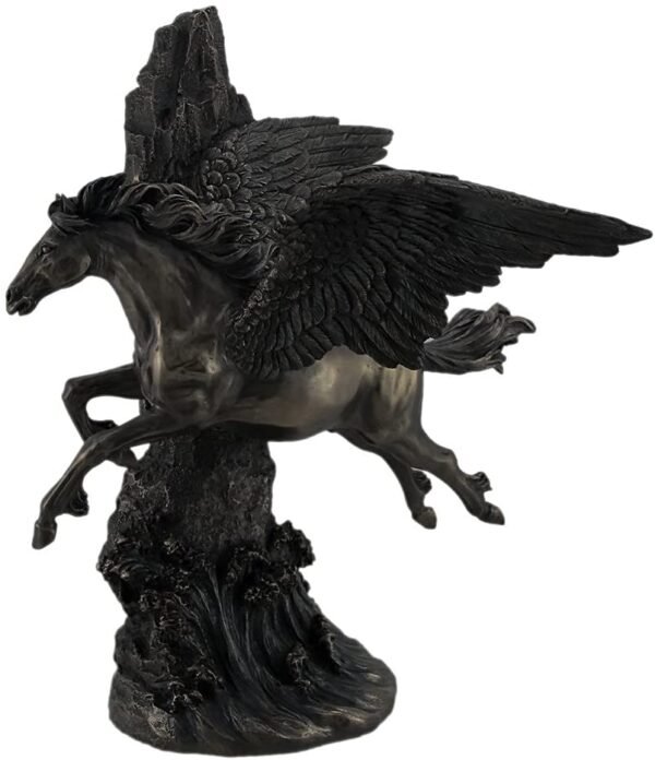 Magic  Collection~Pegasus Flying and Galloping Through Cliffs Mythology Statue