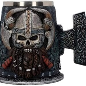 Magicun N.Giftware~Danegeld Tankard Mug 18cm Black