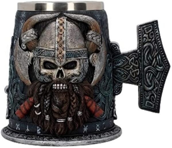 Magicun N.Giftware~Danegeld Tankard Mug 18cm Black