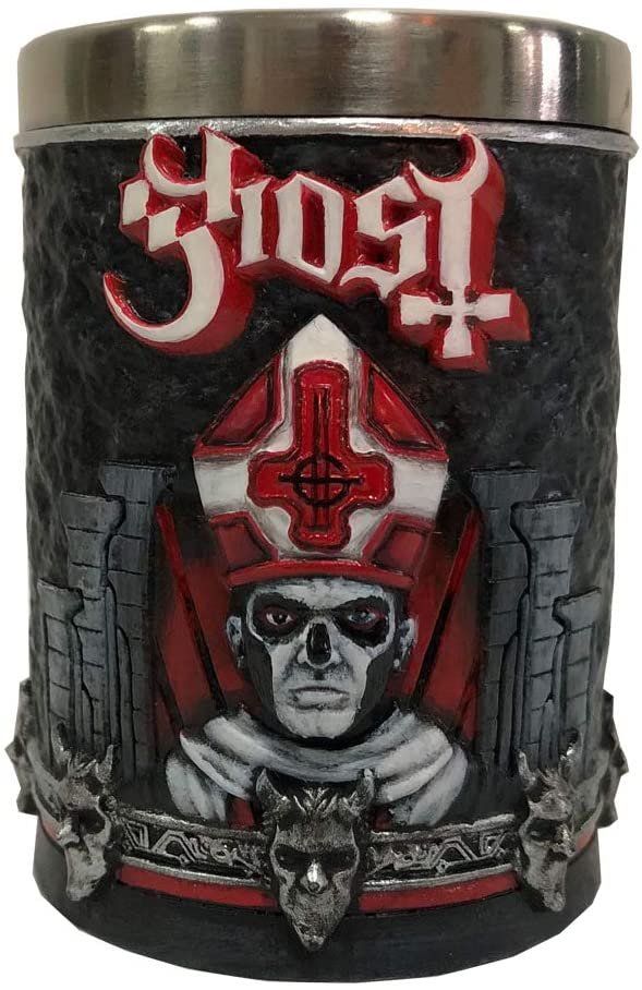 Band Merchandise~ B4848P9 Red Ghost Papa III Summons Shot Glass, Resin w. Stainless Steel