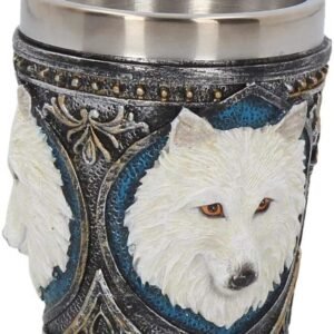 Animal Collection~ Ghost Wolf (Set of Four) Shot Glasses 8cm White