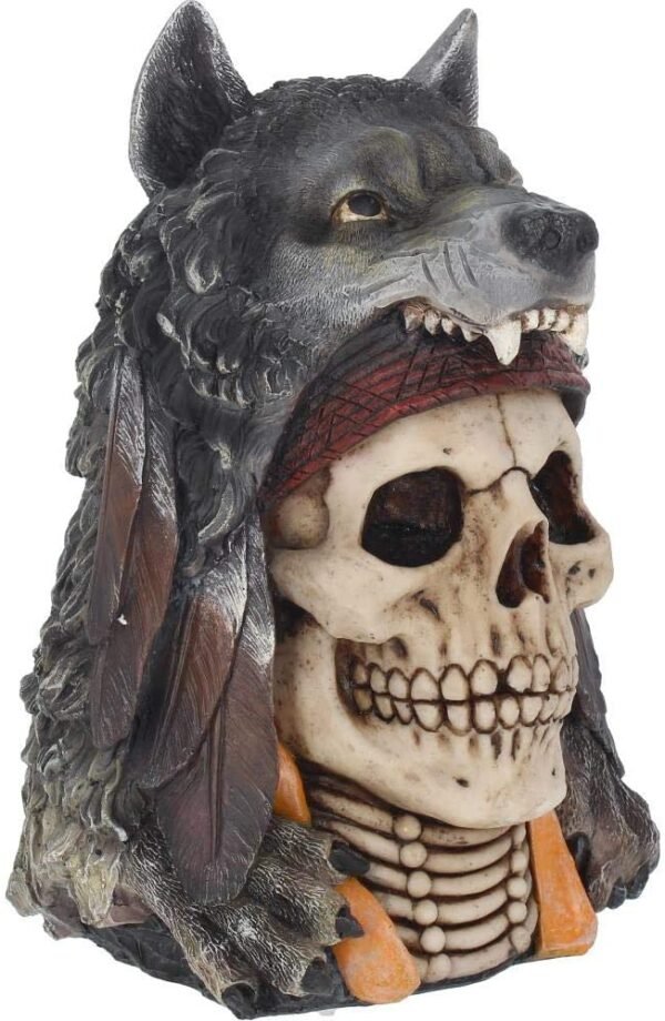 Dark Collection~Wolf Spirit Figurine 29cm Ivory