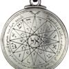 Soloman Pentant~Pewter Key of Solomon Pentacle of Mercury Talisman Pendant