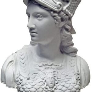 Magic  Collection~Design Toscano PD72521 Minerva, Roman Goddess of Wisdom Bust Statue, 13 Inch, White