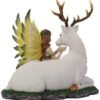 Fantasy Collection~ D4030K8 Adoration Figurine 23.5cm White, Resin, One Size