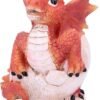 Fantasy Collection~ Ruby Hatchling Figurine 11cm, Resin, Red