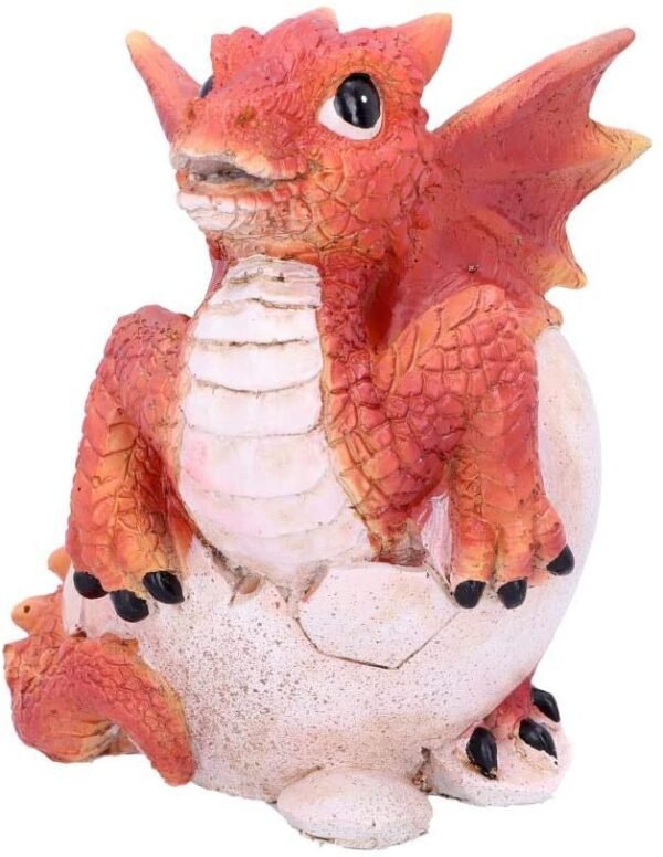 Fantasy Collection~ Ruby Hatchling Figurine 11cm, Resin, Red