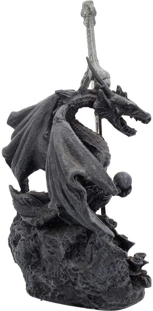 Nemesis Now Oath of The Dragon 19cm, Resin, Black
