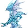 Fantasy Collection~ Riptide Figurine 33cm Blue