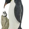 Magic  Collection~Mother and Child Penguin Statue Baby Chick