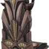 Magic  Collection~The Winged Man Metallic Copper Finish Art Deco Single Bookend Statue