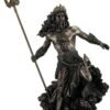 Magic  Collection~Poseidon Greek God of The Sea Commanding Waves Statue 20 Inch