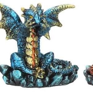 Fantasy Collection~ Three Wise Dragons Figurine 13cm Metallic Multi-coloured