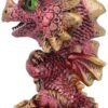 Nemesis Now Bobling Red Metallic Dragon Bobble Head, Polyresin, 9.5cm