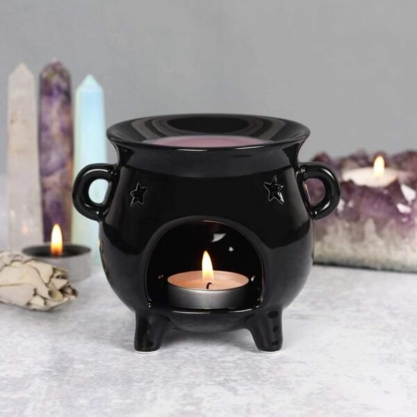 Spirit of Equinox Oil Burner, Black, 10 cms