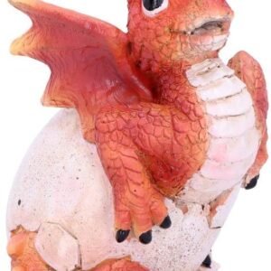 Fantasy Collection~ Ruby Hatchling Figurine 11cm, Resin, Red