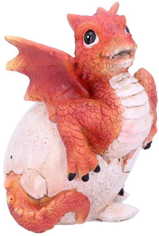 Fantasy Collection~ Ruby Hatchling Figurine 11cm, Resin, Red