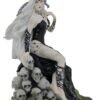 Magic  Collection~Nene Thomas Mad Queen Hand Painted Fantasy Statue 7 X 9.75 X 6 Inches Gray