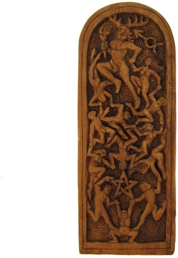 Magicun Altar~Dryad Design Lord of The Dance Plaque Wood Finish