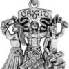 Sterling Silver Celtic Goddess Brigid Pendant
