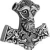 Large Sterling Silver Thor Hammer Pendant