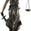 Magicun  Collection~Bronzed Goddess of Justice `Themis` Sculptured Statue