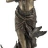 Magic  Collection~Bronzed Aphrodite with Doves on Scallop Shell Statue
