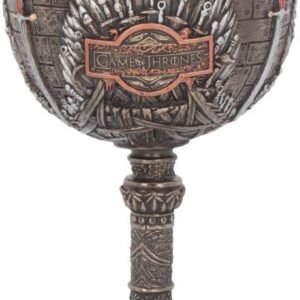 Magicun N.Giftware~, Bronze Game Iron Throne Chalice Goblet 17cm, One Size