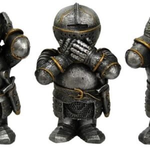 Mythology Collection~ Three Wise Knights Figurine 22cm Silver