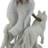 Magic  Collection~Winter Guardians by Anne Stokes Snow Wolves and Mistress Statue