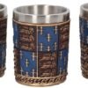 Magicun N.Giftware~Medieval (Set of Four) Shot Glasses 12cm Blue