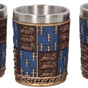 Mythology Collection~ Medieval (Set of Four) Shot Glasses 12cm Blue