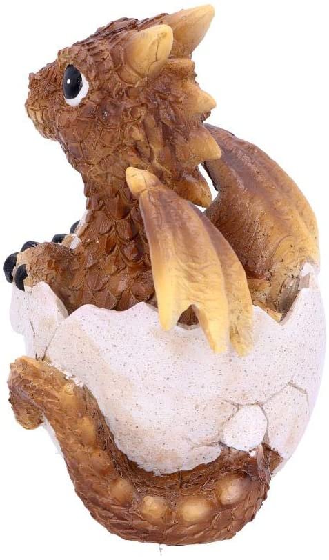 Fantasy Collection~ Citrine Hatchling Figurine 10.7cm, Resin, Yellow