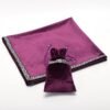 Altar Tarot Table Cloth Divination Wicca Velvet Cloth with Tarot Pouch Purple