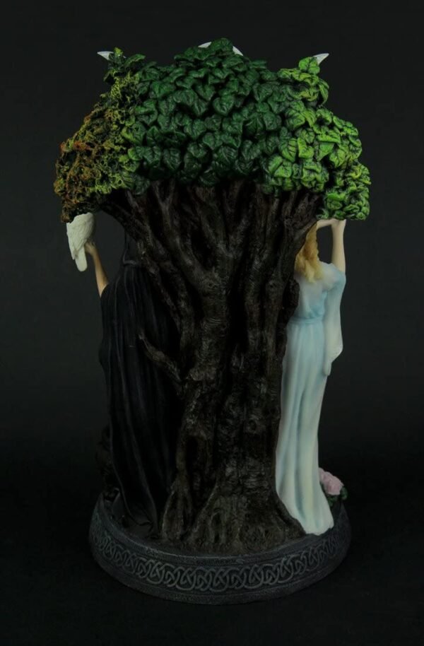 Magic  Collection~Resin Statues Danu Irish Triple Goddess of The Tuatha De Danann Statue 6 X 10.5 X 5 Inches