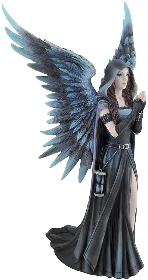 Magic  Collection~Anne Stokes Harbinger Angel of Death Statue