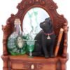 Artist Collections~ B4955R0 Lisa Parker Absinthe Cat and Green Fairy Figurine, 21.5cm