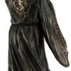 Magic  Collection~18.5 Inch Merlin Grand Wizard Dragon Crystal Ball Staff Cold Cast Resin Antique Bronze Finish Statue Home Decor