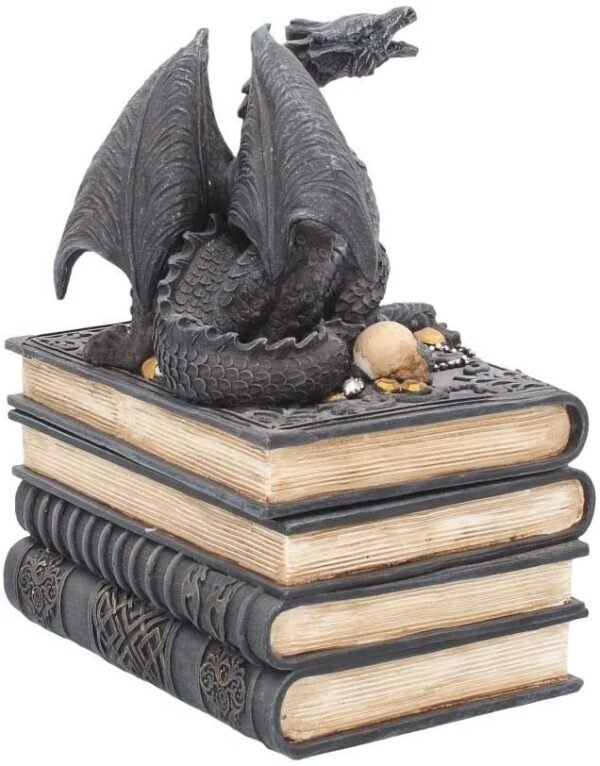 Magicun N.Giftware~Secrets Of The Dragon Box 19cm Black