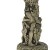 Magicun Altar~Dryad Design God Candle Holder Stone Finish