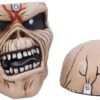 Band Merchandise~ B5108R0 Iron Maiden Eddie The Trooper Head Trinket Box, Polyresin, Beige, One Size