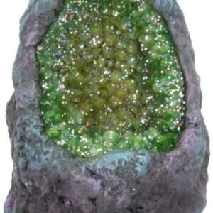 Fantasy Collection~ Emerald Crystal Cavern Light 10cm Green, Resin